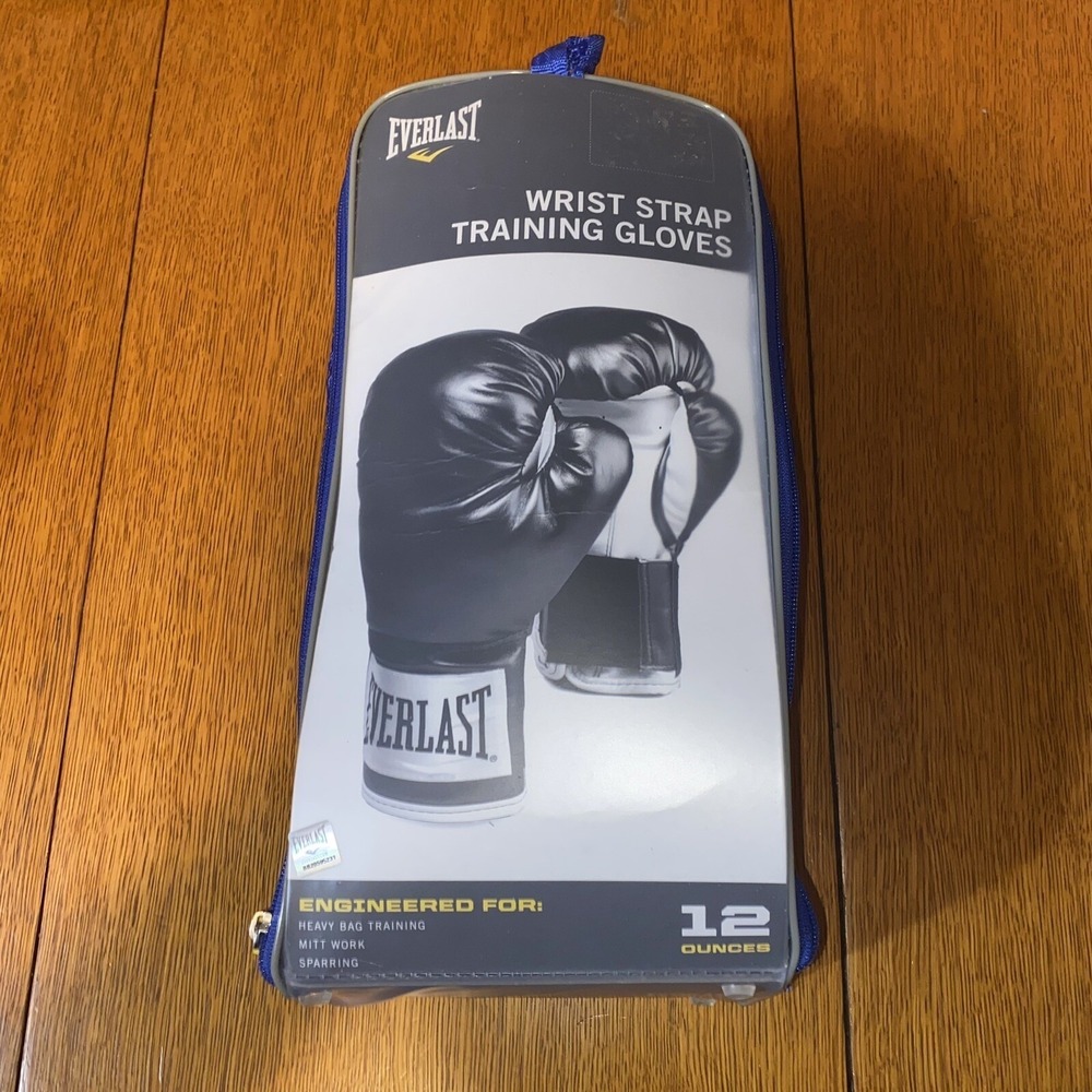 Everlast Boxing‎ Gloves Training Fighting Boxer Wrist Boxing Fighter Strap 12 oz
